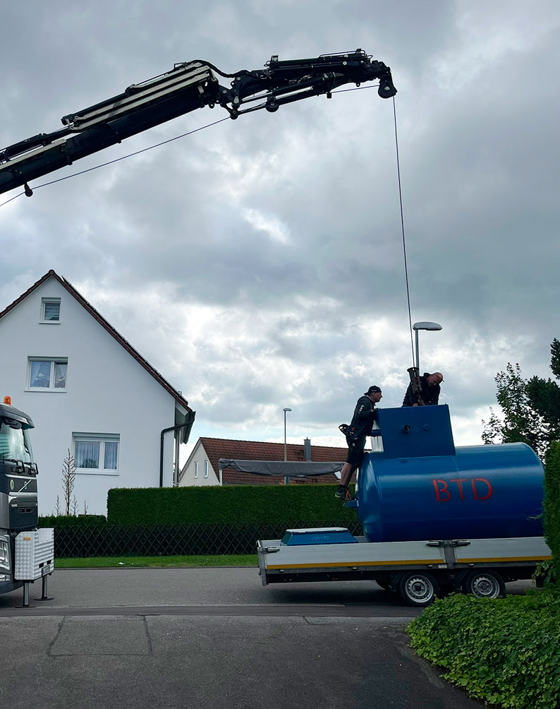 Huber Tankservice bietet Leiferung und Montage. Referenz 6