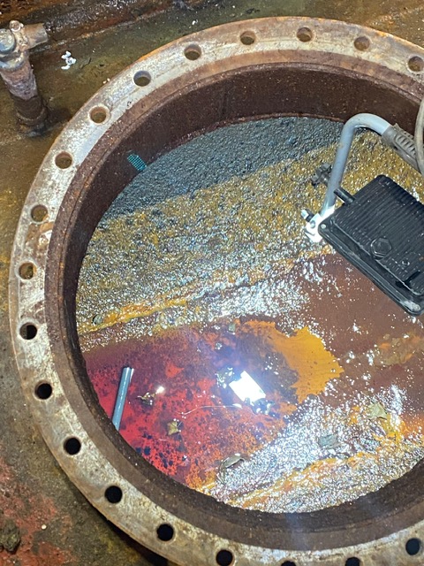 Huber Tankservice bietet Reinigung von Heizöltanks. Referenz 1